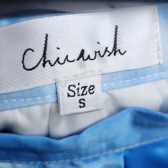 Chicwish Golden Wheat Field Pleated Midi Skirt Small - Picture 4 of 4